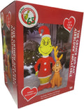 Holiday Accents Gemmy 4ft Tall Christmas Inflatable Grinch with His Dog Max Indoor/Outdoor Decoration 110429