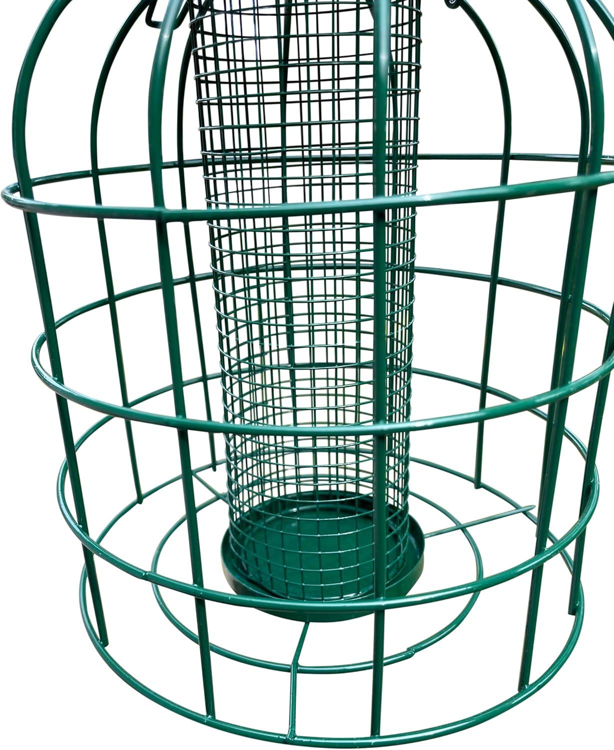 Squirrel Proof Bird Feeder – Outdoor Caged Mesh Hanging Feeder for Small Wild Birds T731601