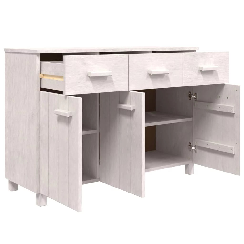 Sideboard White Solid Wood Pine A68705