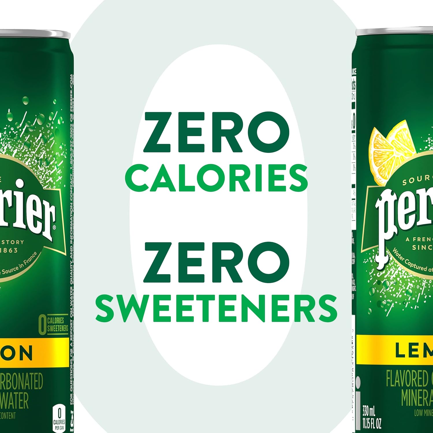Sparkling Water Lemon Flavored 11.15 oz Cans, 24 Count Q3132