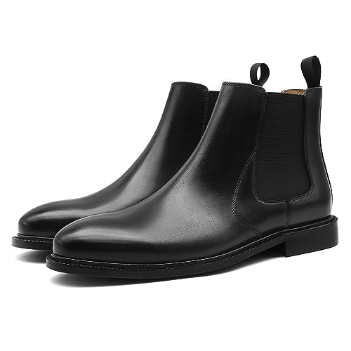 Men's Chelsea Boots Genuine Leather Slip On V434370