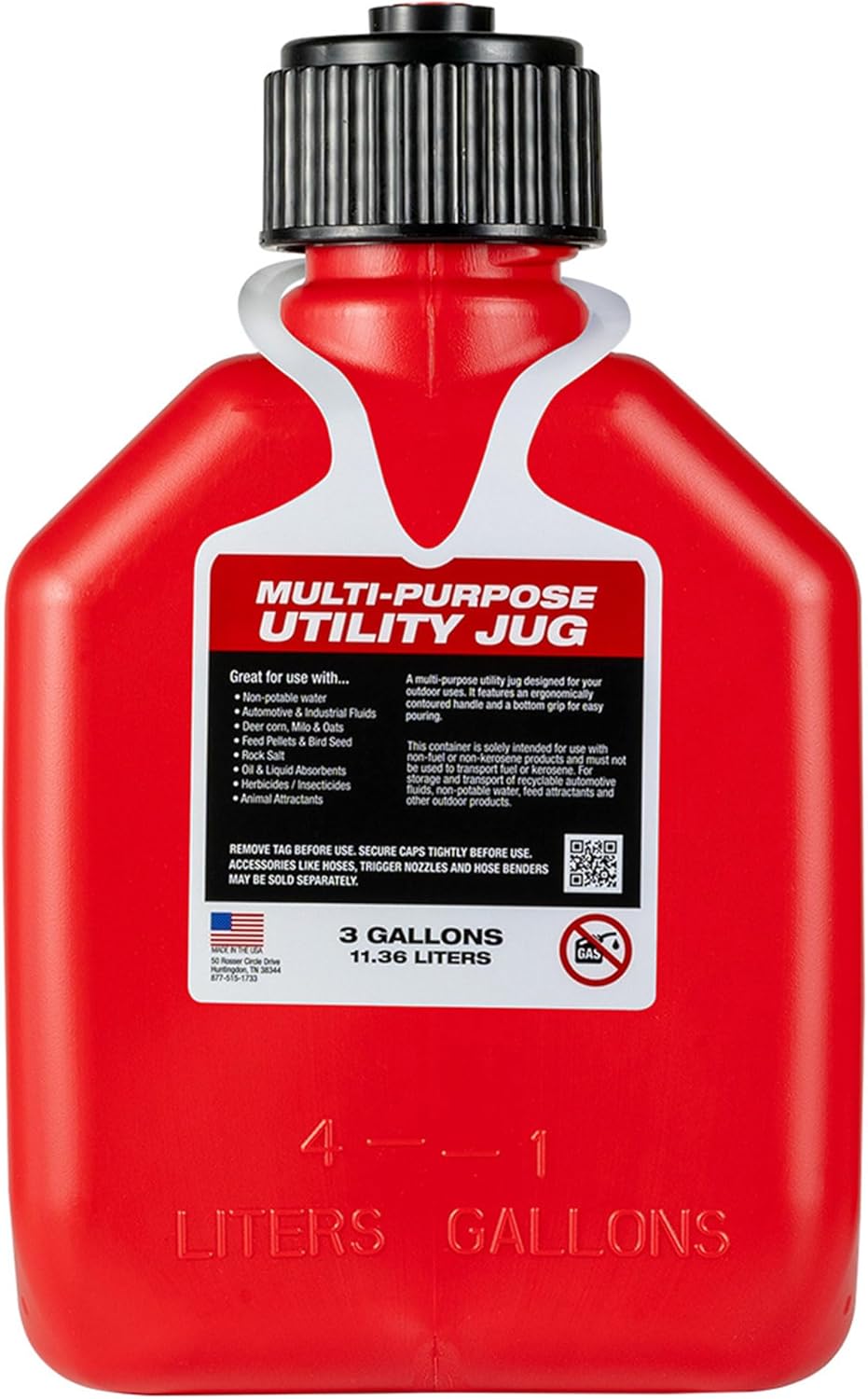 Motorsports Fuel Jug 3 Gal Red A92055
