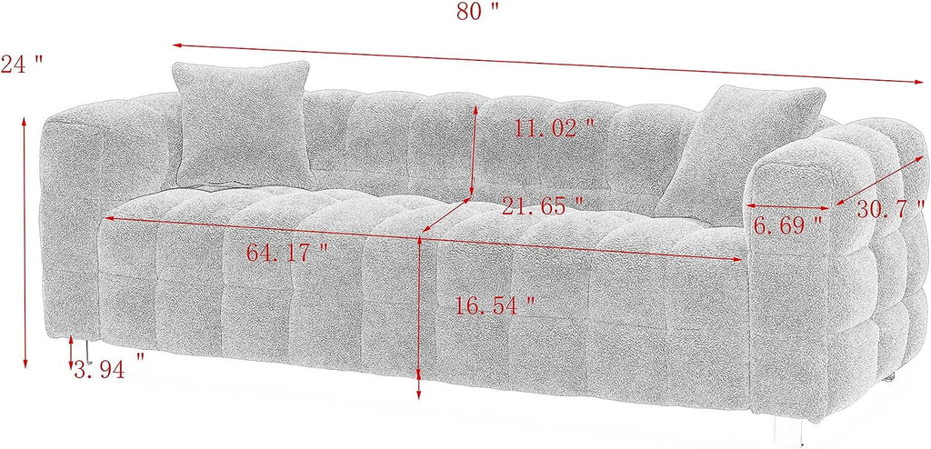 Pink Velvet 3 Seater Sofa with Two Pillows P72892