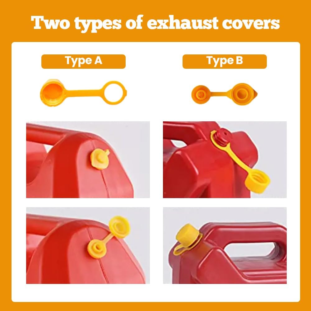 Gas Can Spout Replacement Kit with Flexible Nozzle, Anti-Spill, Fits 1-10 Gallon Cans X384324