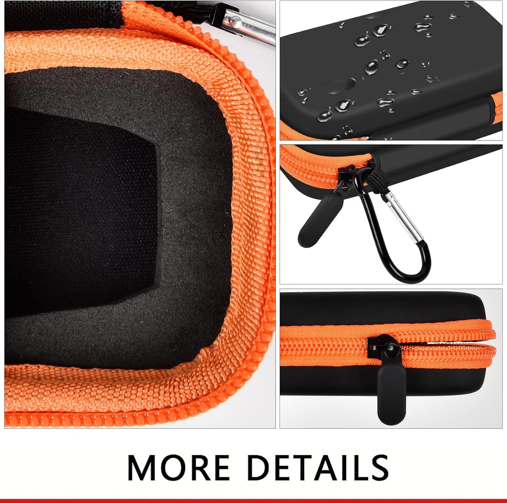 2 Bay SSD Hard Drive Case for Portable External SSD, Orange T506748