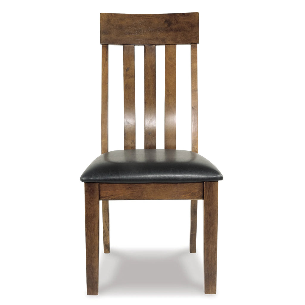 Rake Back Dining Room Chair, Set of 2, Brown K7078