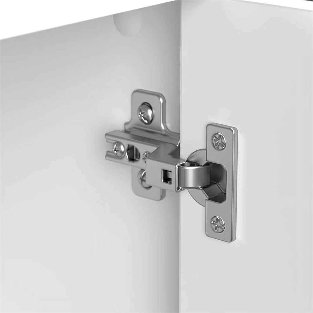 Cubicle Storage Set in Pure White - Engineered Wood L537680