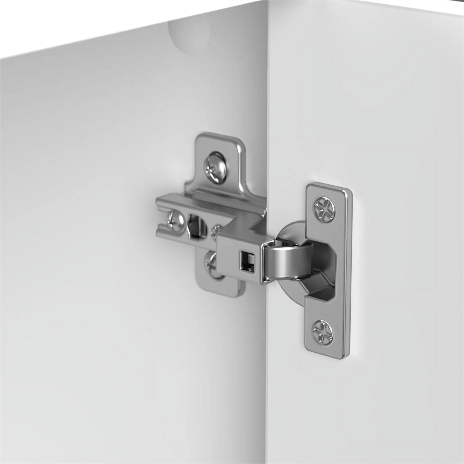 Cubicle Storage Set in Pure White - Engineered Wood L537680
