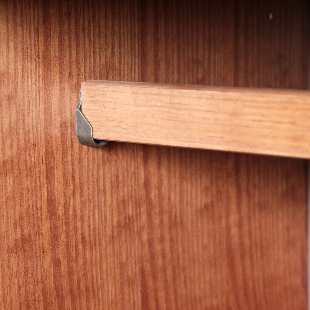 Solid Wood Wardrobe Armoire with Knobs Y23555