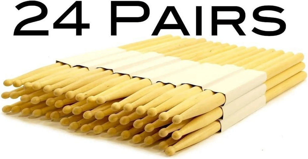 7B Wood Tip Natural Maple Drumsticks A176729