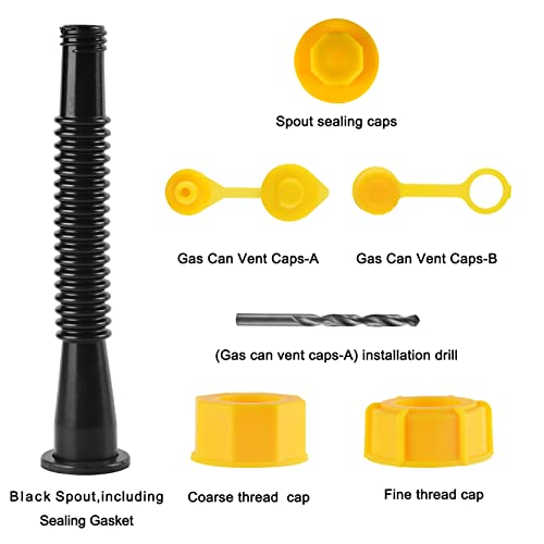 Gas Can Spout Replacement Nozzle Kit for 1/2/5/10 gal S61872
