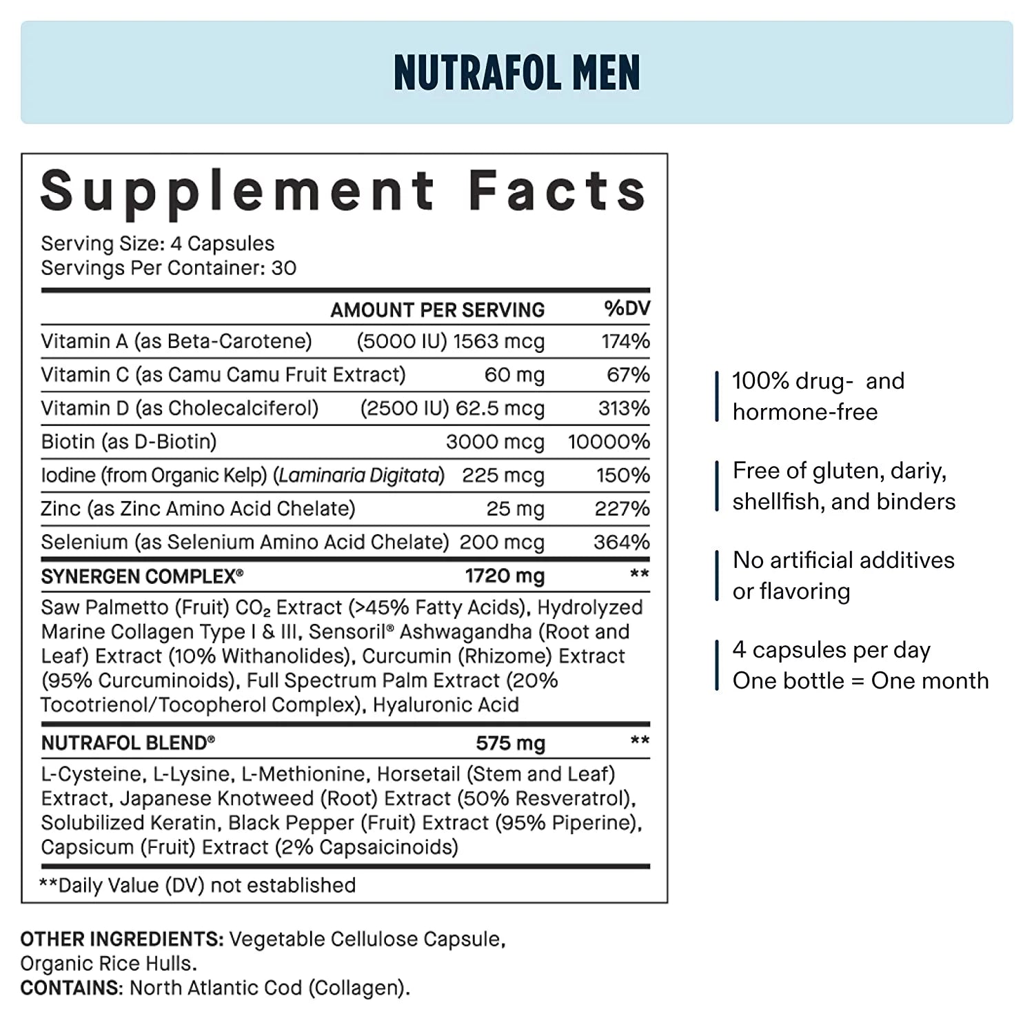 Hair Supplement for Hair Growth 2 Pack J465