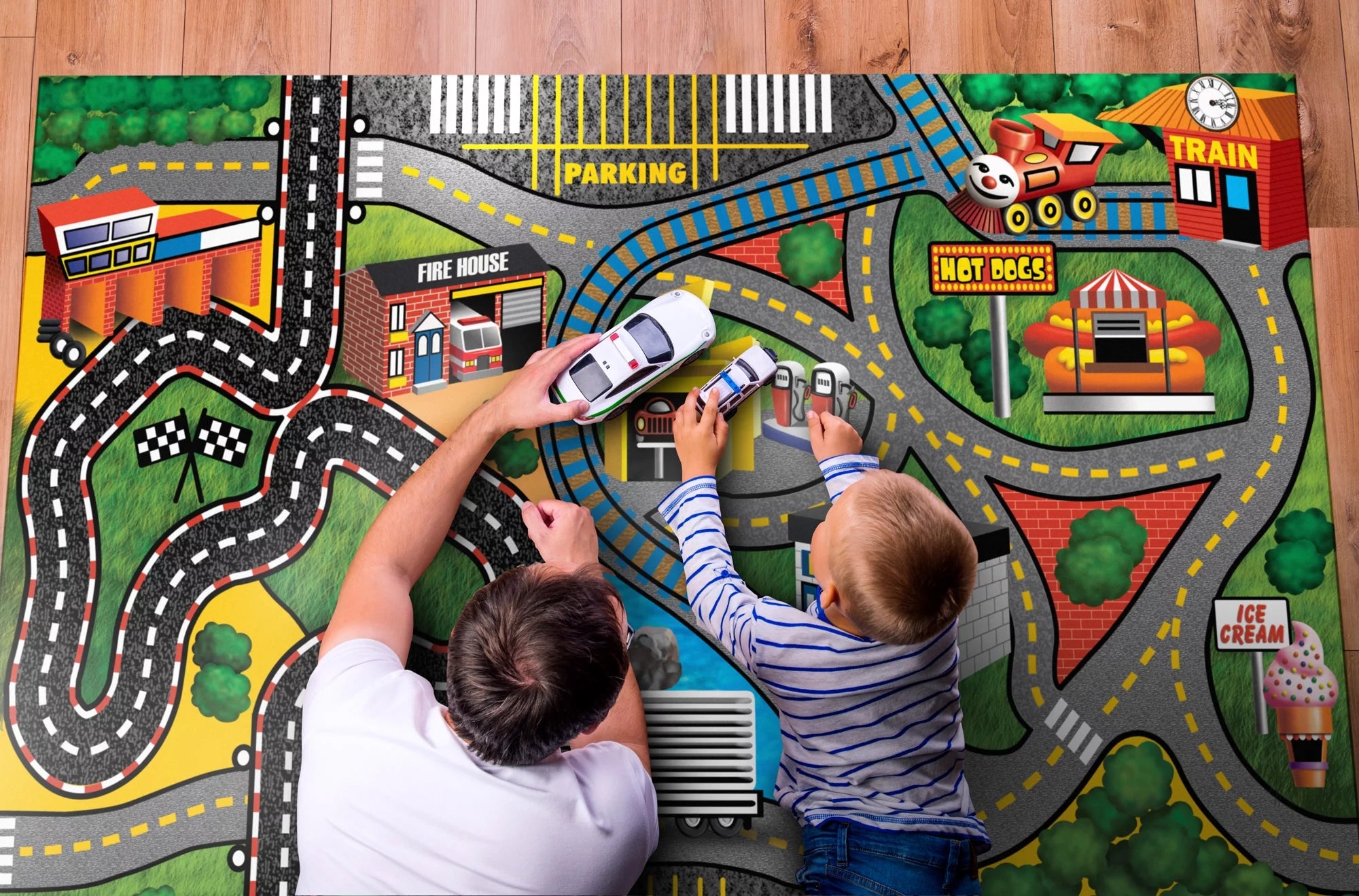 Kids Play Activity Rug 4x6 C918