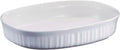 Corning Ware "French White" (1.5 Qt.) Oval Casserole Baking Dish (F-6-B)