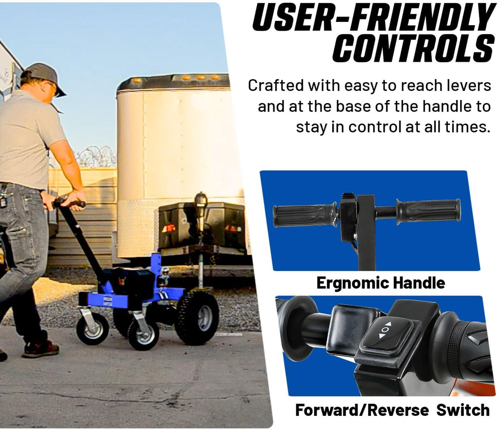 Electric Trailer Dolly 7500lbs Max Trailer Weight, All-Terrain Wheels H495514