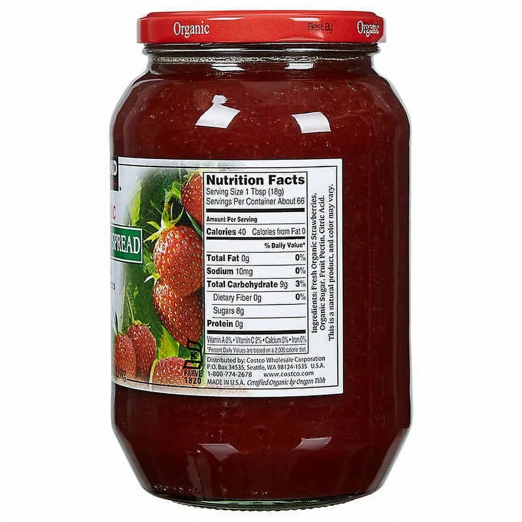 Organic Strawberry Spread 42 Ounce K31007