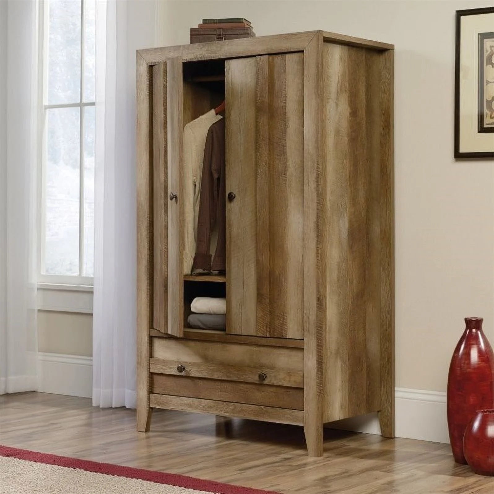 Craftsman Oak Armoire T16425