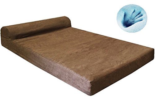 Orthopedic Memory Foam Dog Bed for Large Dogs, Waterproof, Washable Cover Z4544