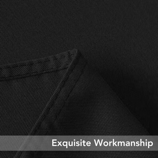 8 Pack Black Round Tablecloths 120 inch Polyester Table Covers X3682