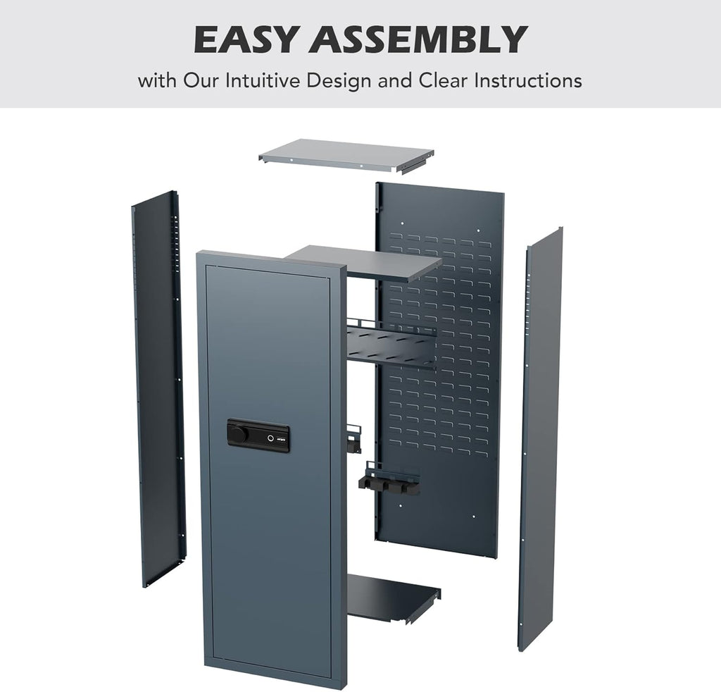 Biometric Gun Safe Cabinet for Rifles and Pistols C40479