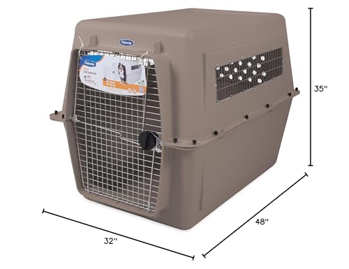 Extra Large Dog Kennel Travel Crate, Heavy Duty, 48 in. Long R37134