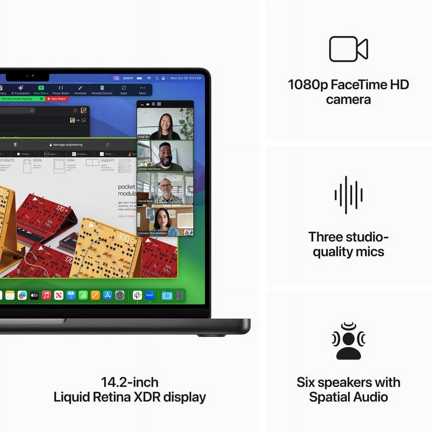 MacBook Pro 14-inch, M3 Pro chip, 18GB RAM, 1TB SSD, Space Black A970987