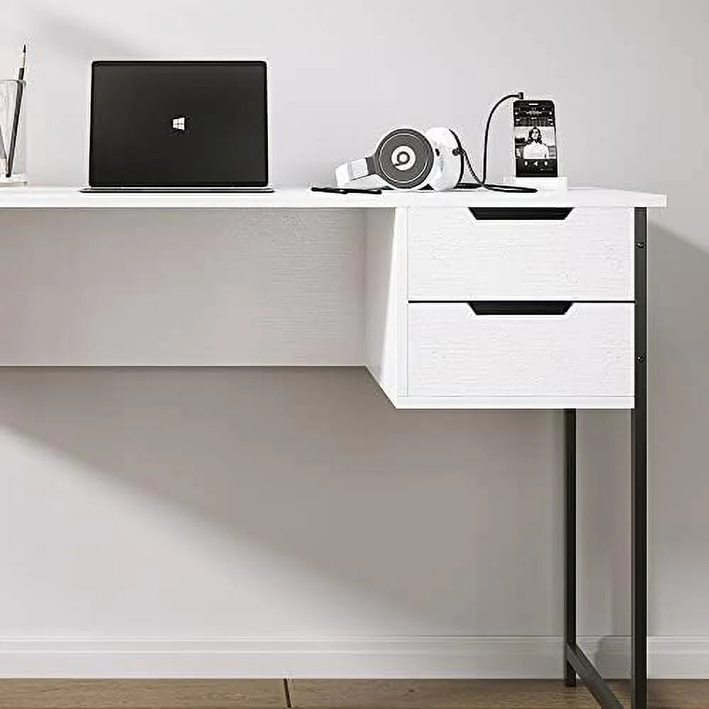 Small Computer Desk with Drawer for Small Spaces Q536305
