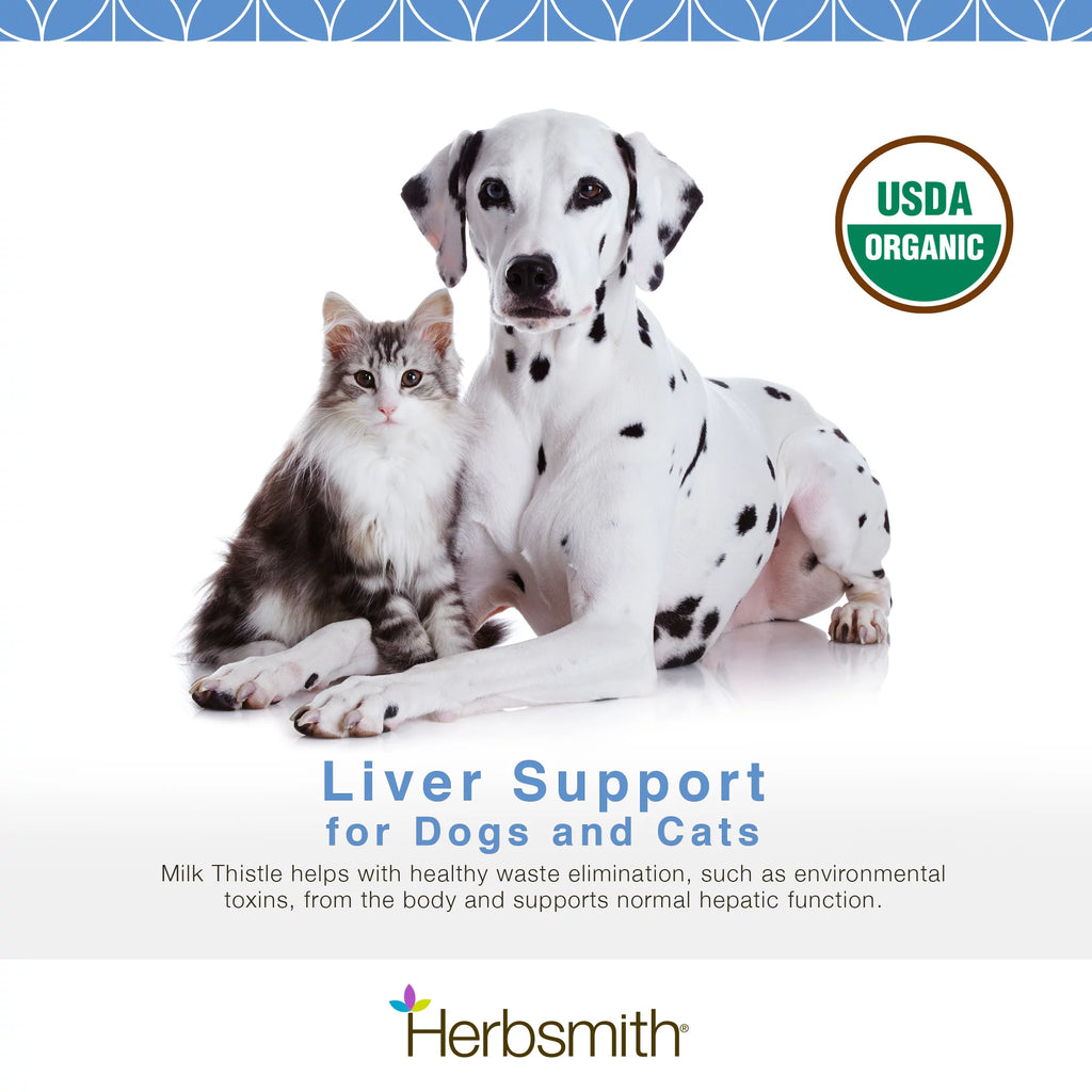 Organic Milk Thistle Powder for Dogs and Cats Liver Supplement L725679