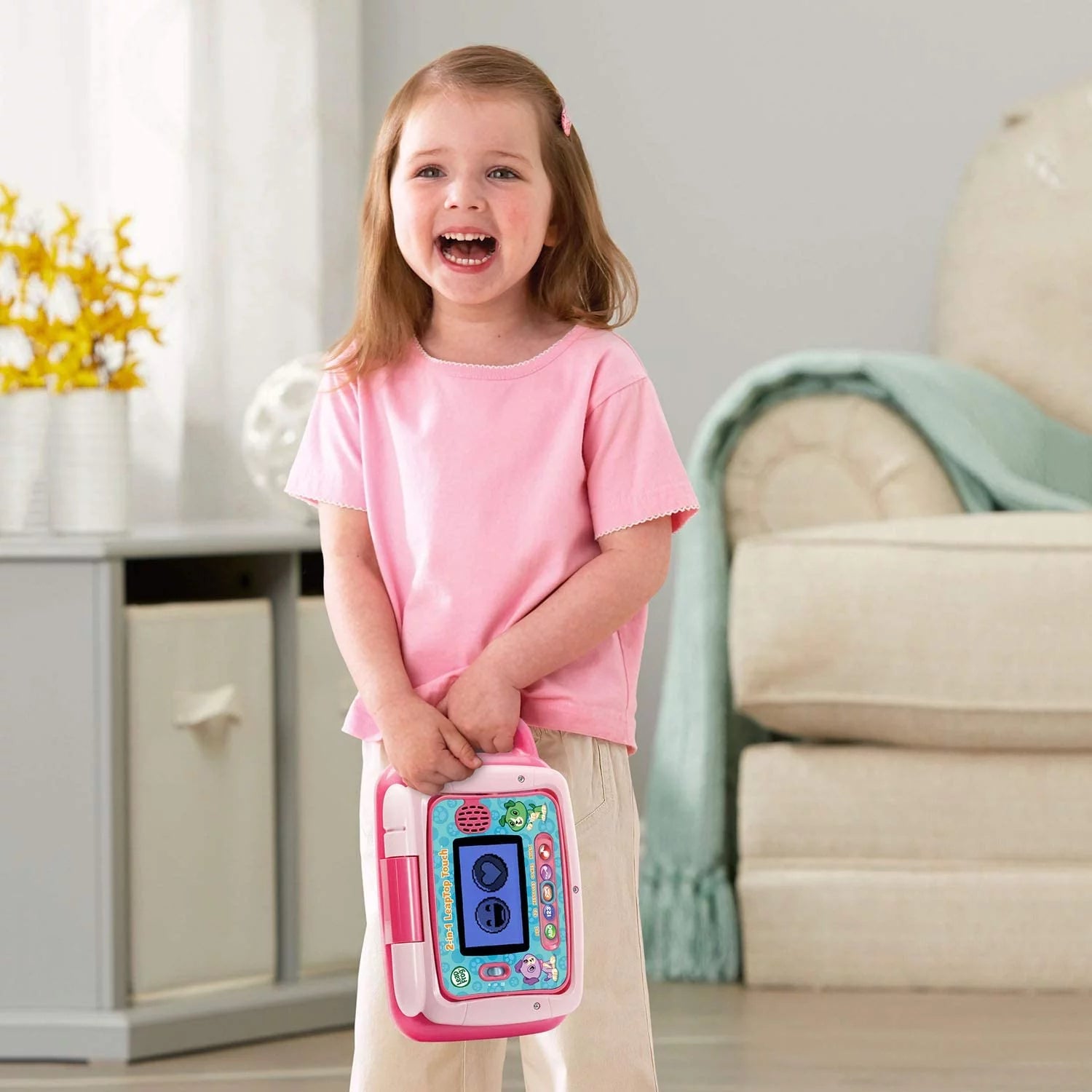 2-in-1 Touch Laptop, Pink C750