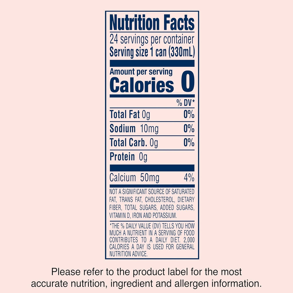 Flavored Mineral Water Variety Pack, 11.15 Fl Oz, 24 Cans Y2135