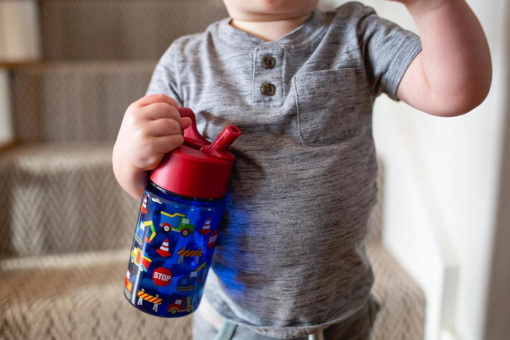 CoComelon Kids Water Bottle Plastic BPA-Free Tritan Cup with Leak Proof Straw Lid Z2544