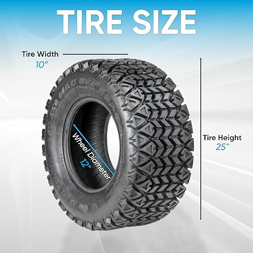 All Terrain ATV UTV Tire 25x10.00-12 X6752