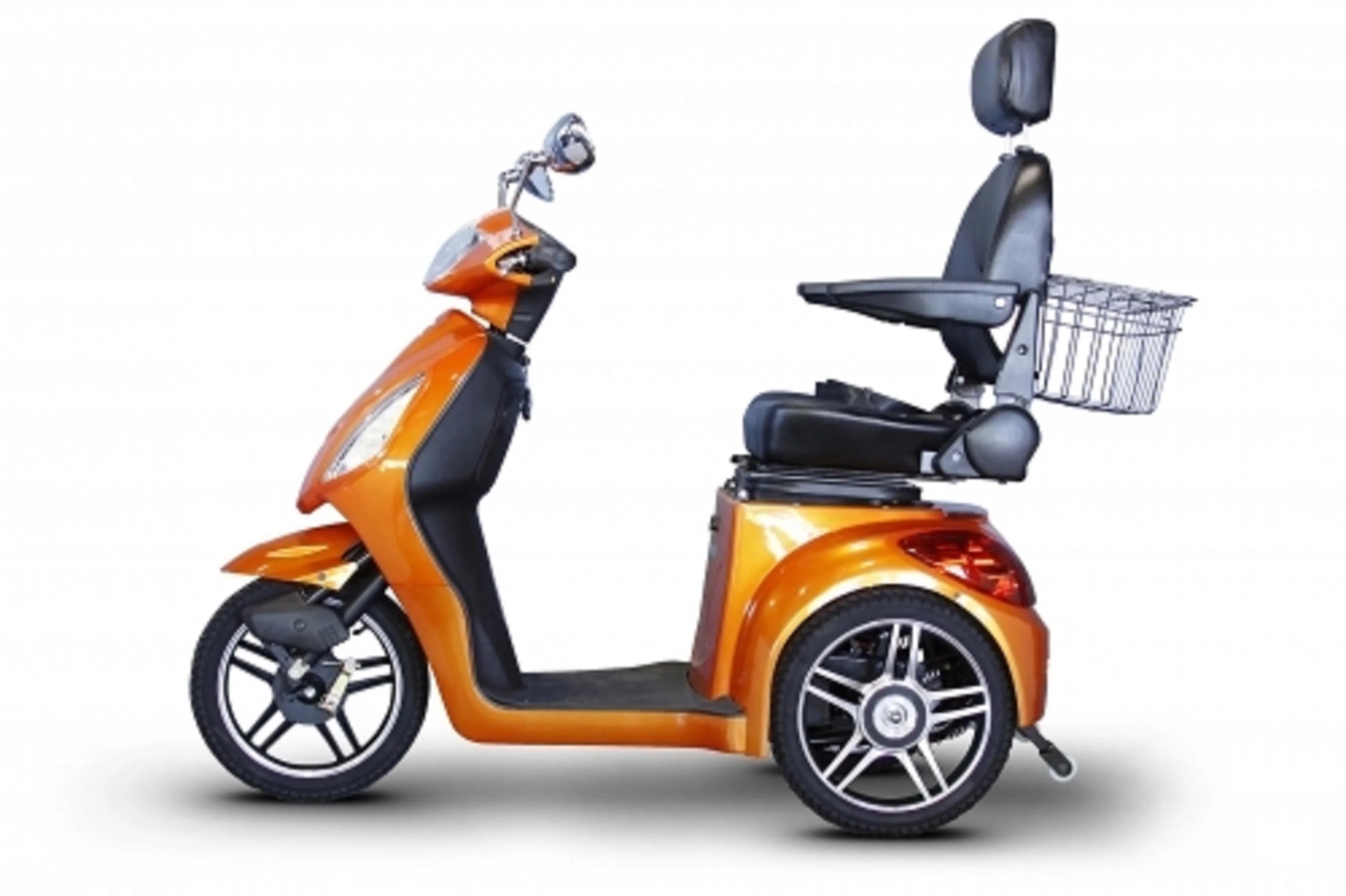 3-Wheel Electric Scooter with Electromagnetic Brakes, Orange M634818