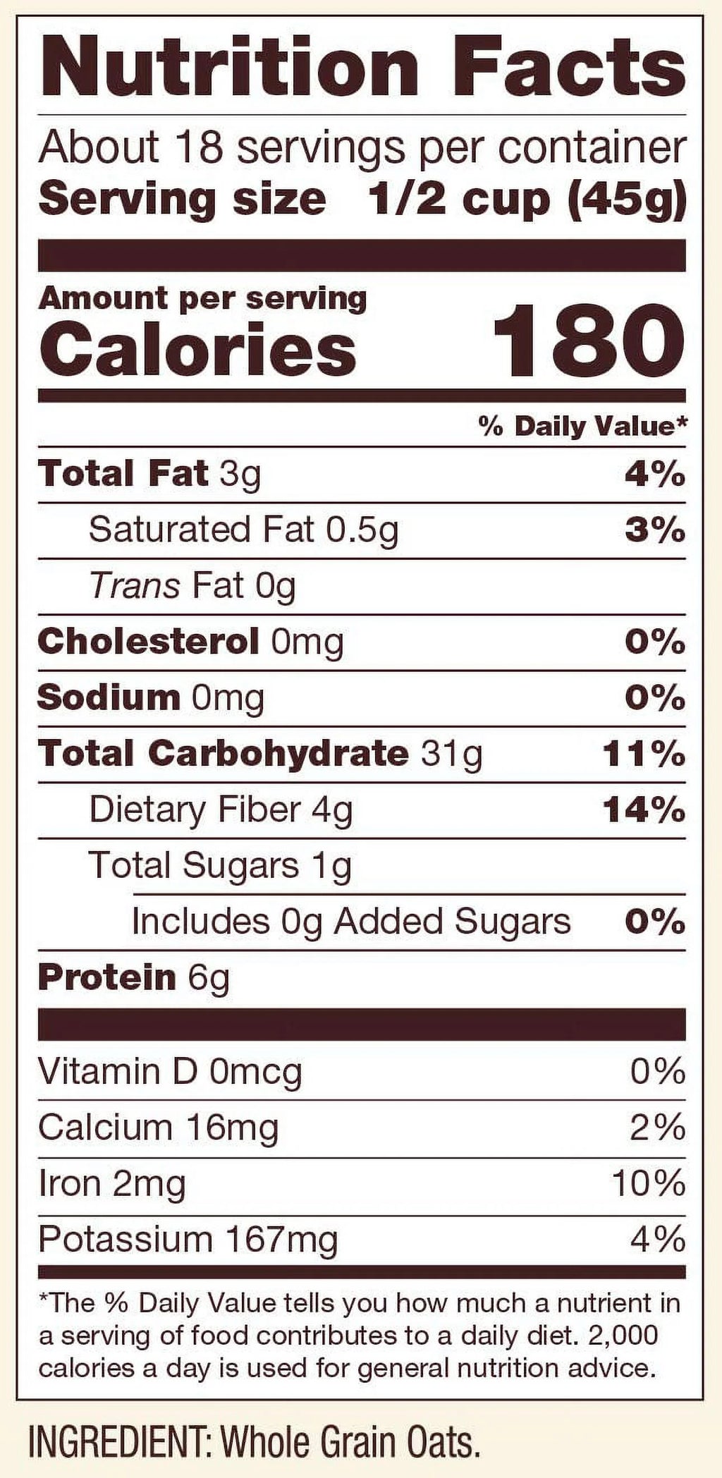 Gluten Free Quick Cooking Rolled Oats, 28 Oz E64276