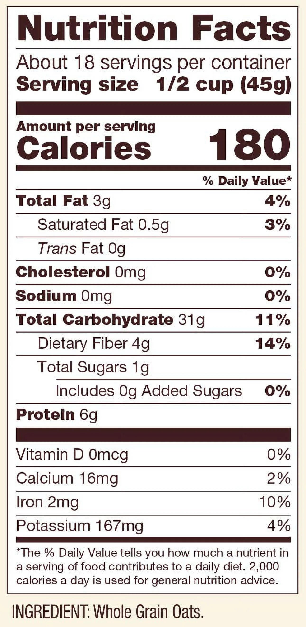 Gluten Free Quick Cooking Rolled Oats, 28 Oz E64276