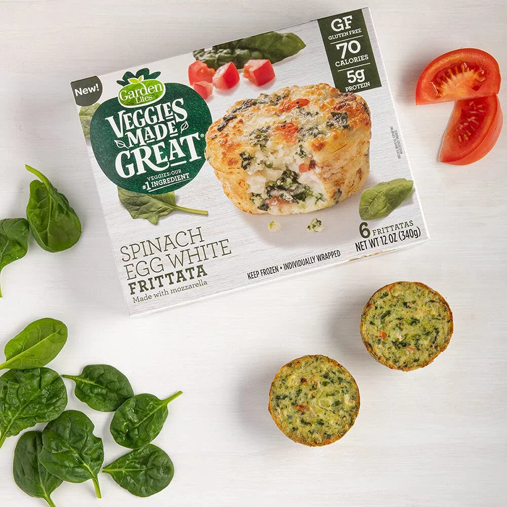 Spinach Egg White Frittatas, 40 Count, Gluten-Free S6146