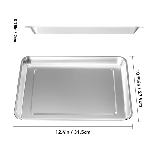 Stainless Steel Baking Tray Pan for Air Fryer B876