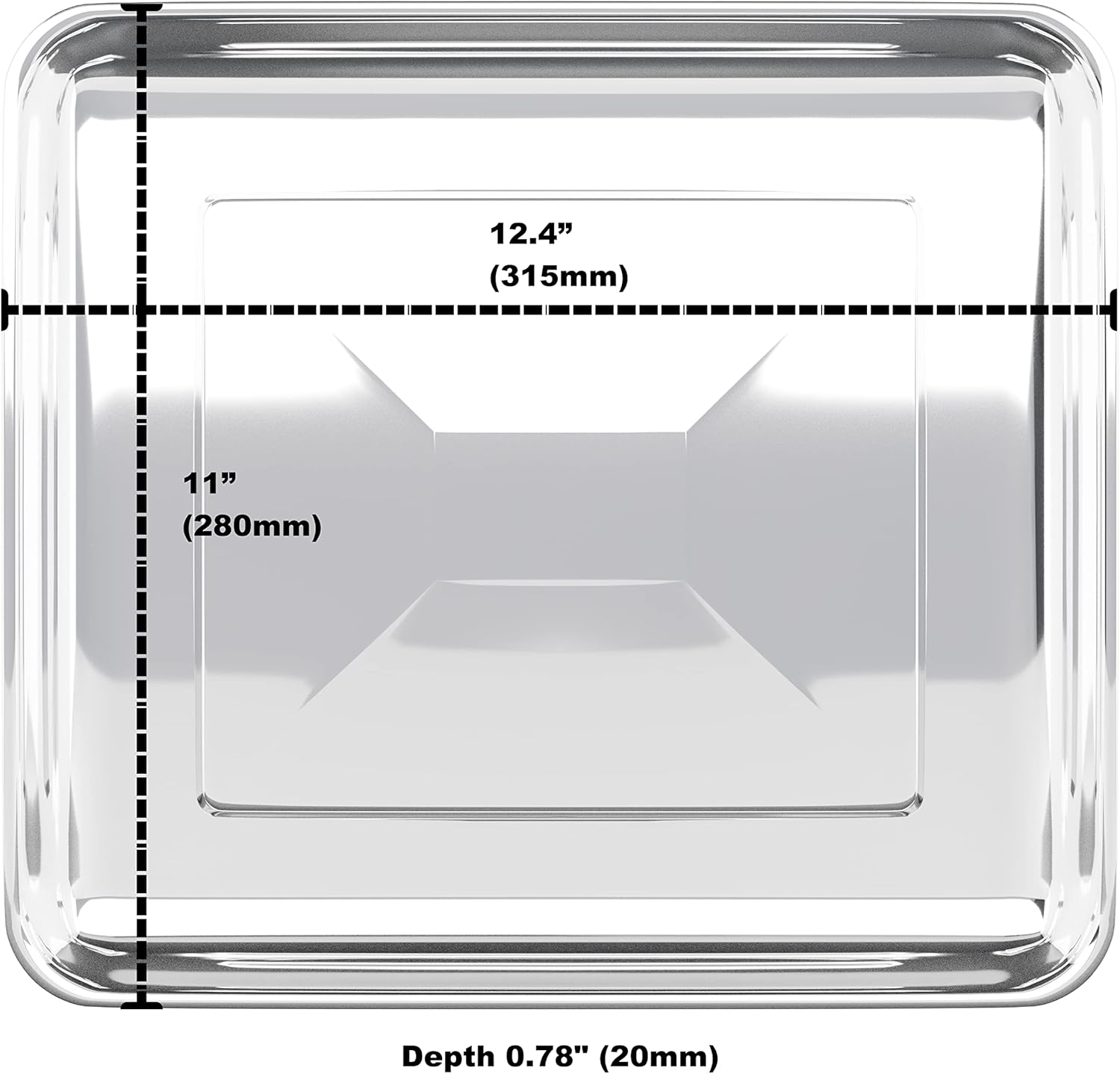Stainless Steel Baking Tray Pan and Air Fryer Basket U81589
