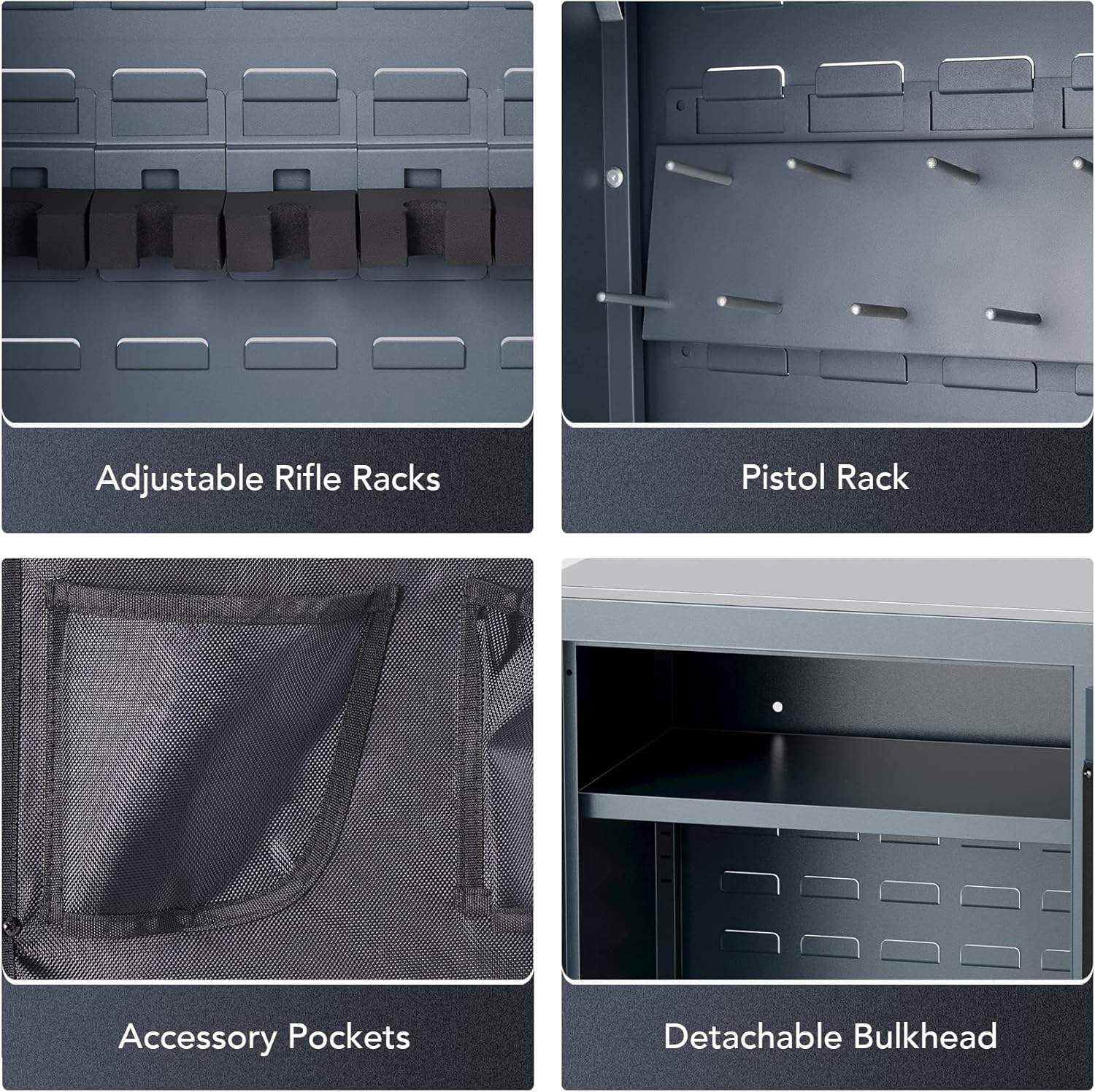 Biometric Gun Safe Cabinet for Rifles and Pistols C40479
