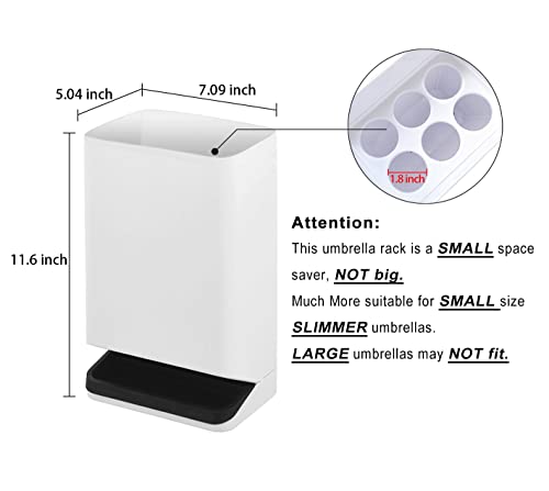 Umbrella Stand Rack with Drip Tray, Freestanding Entryway Organizer N1234