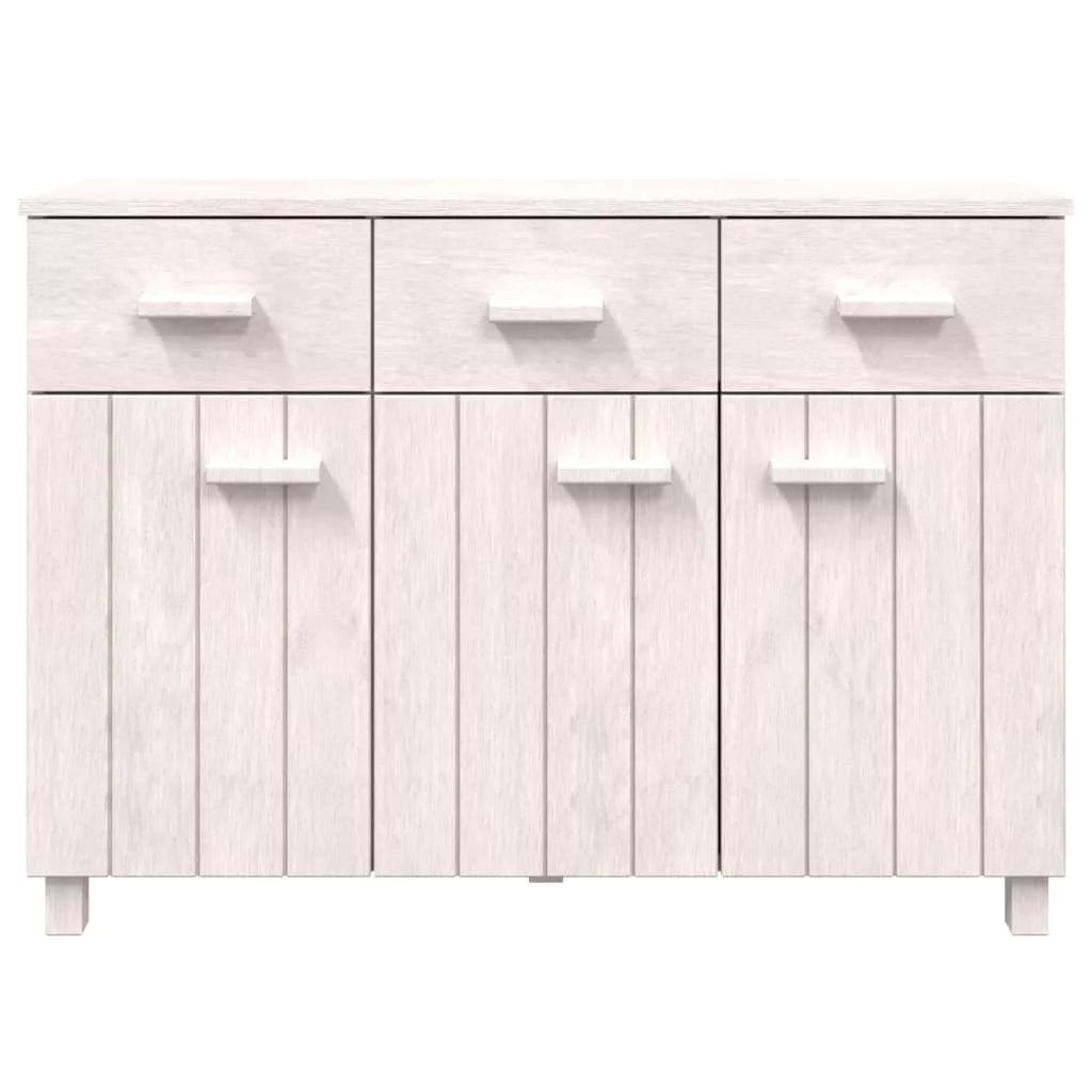 Sideboard White Solid Wood Pine A68705