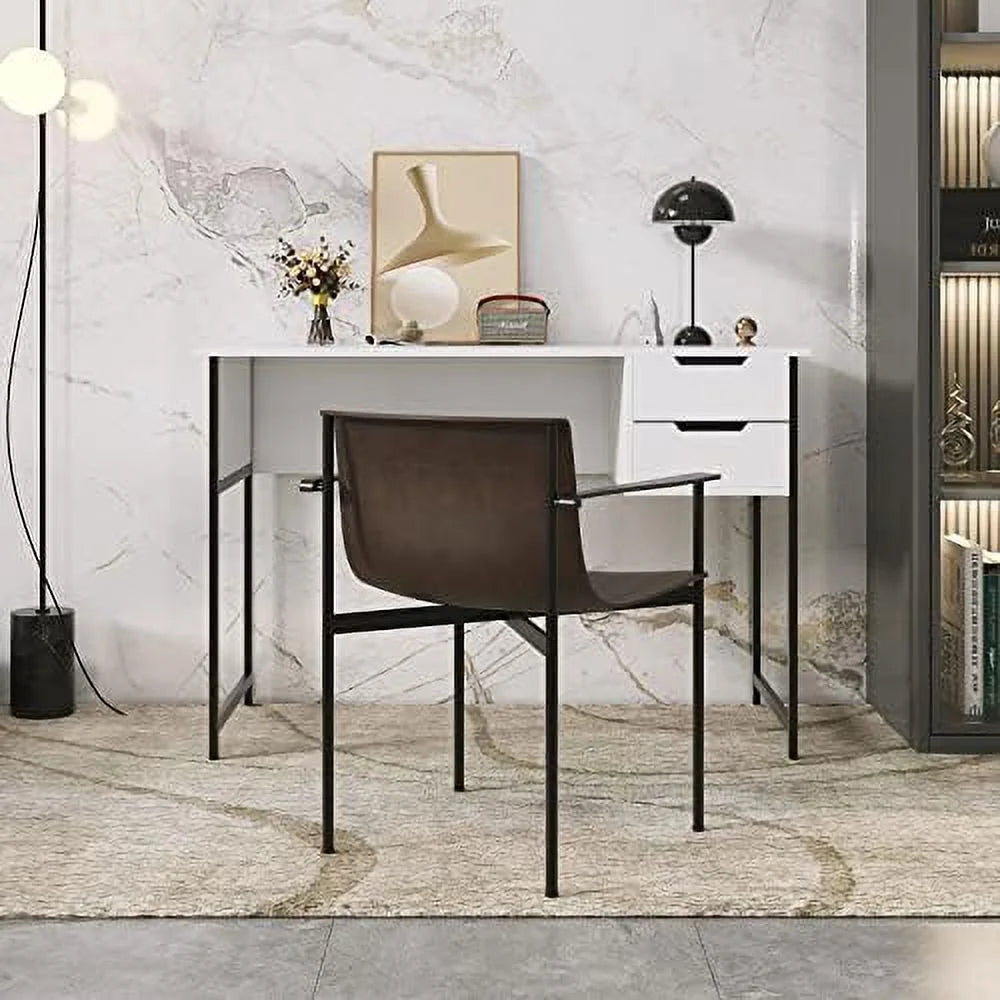 Small Computer Desk with Drawer for Small Spaces Q536305