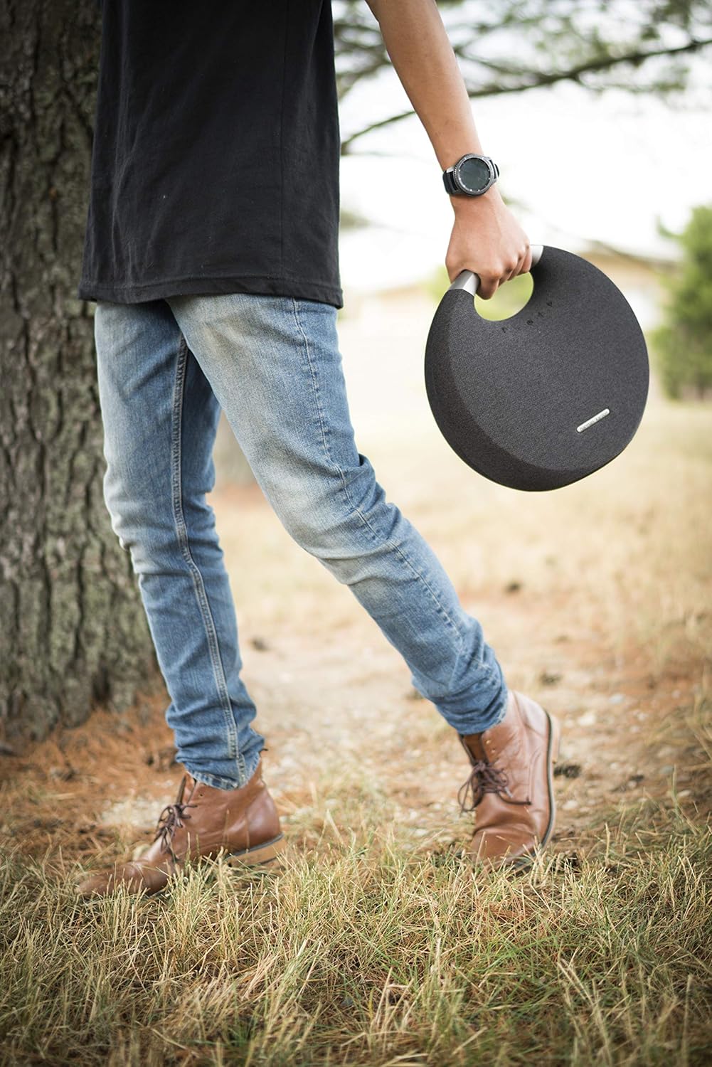 Bluetooth Speaker with Handle - Gray U19351