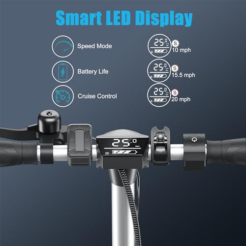 Electric Scooter for Adults, 20 MPH, 500W, Foldable Commuter I360491