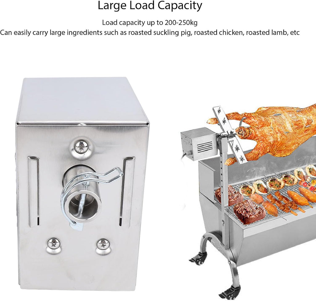 Electric Grill Rotisserie Motor, Stainless Steel Barbecue Replacement G23030