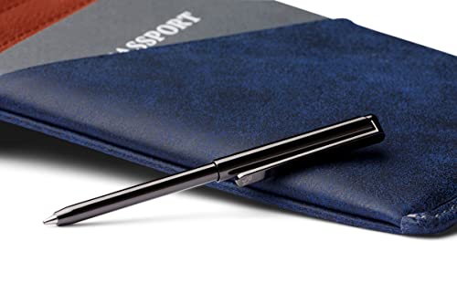 Travel document holder with passport, ticket, cash, card and pen slots B828114