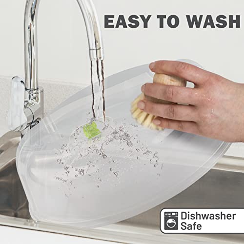 Microwave Cover for Food, Splatter Proof, with Steam Vents, Dishwasher Safe, 10 Inch, 2 Pack L66030