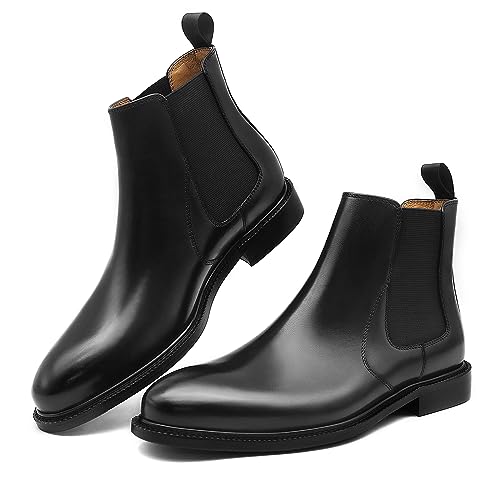 Men's Chelsea Boots Genuine Leather Slip On V434370