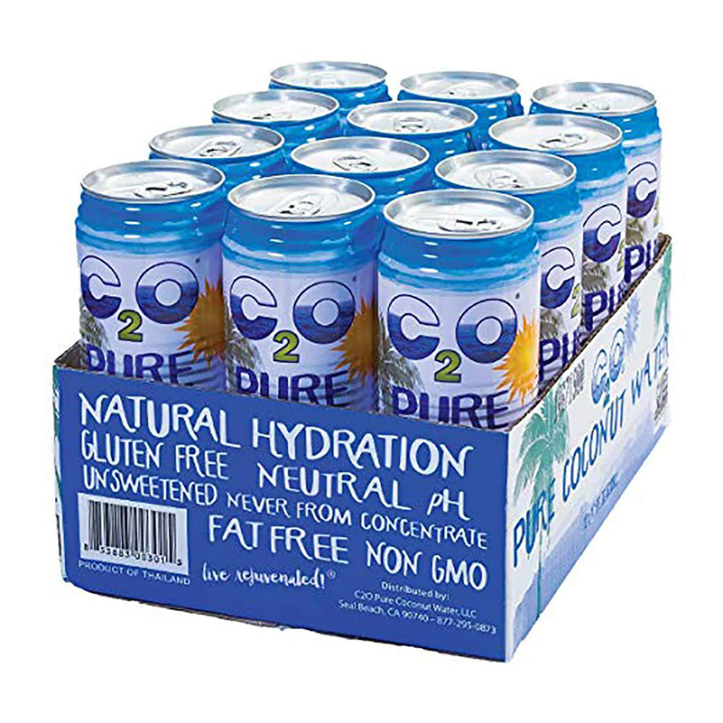 Pure Coconut Water, No Added Sugar, 17.5 FL OZ (Pack of 12) R798