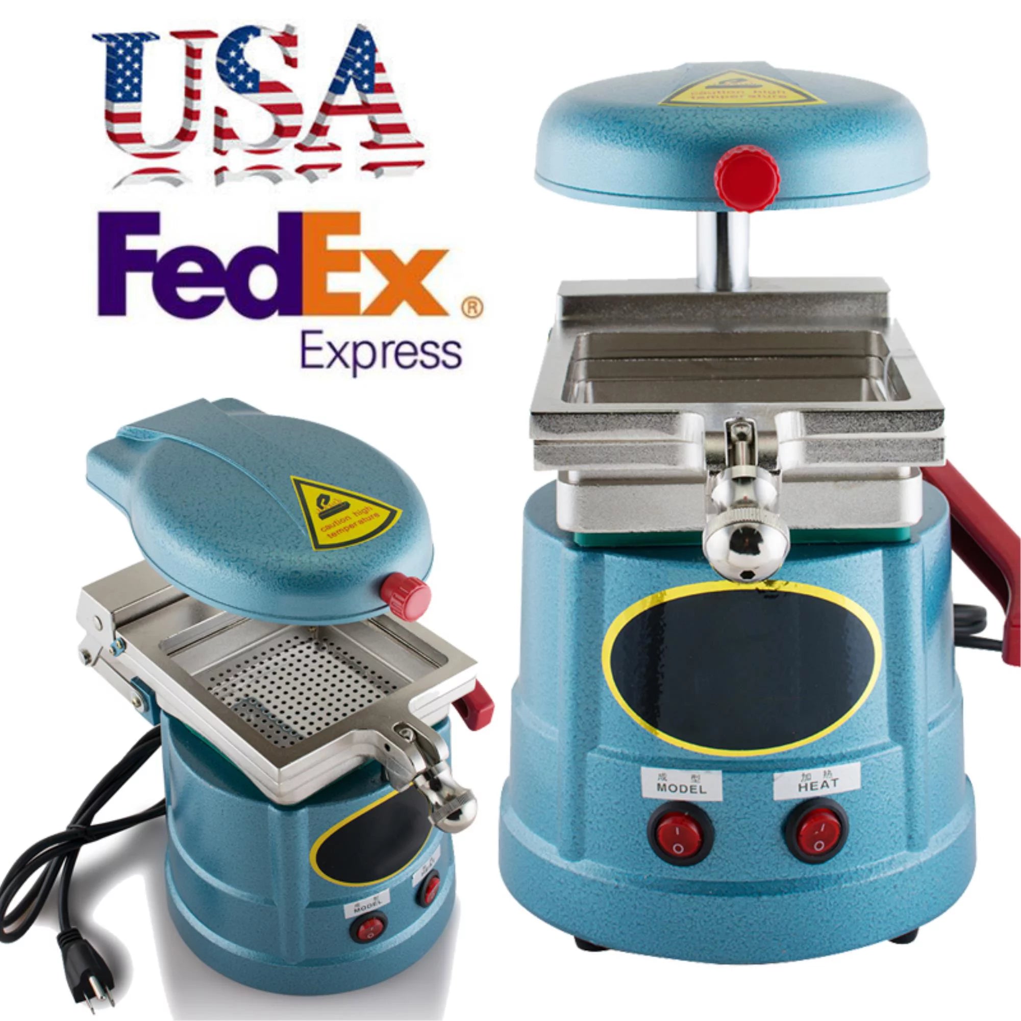 Dental Vacuum Forming Machine 800W Adjustable Heat Molding K724383